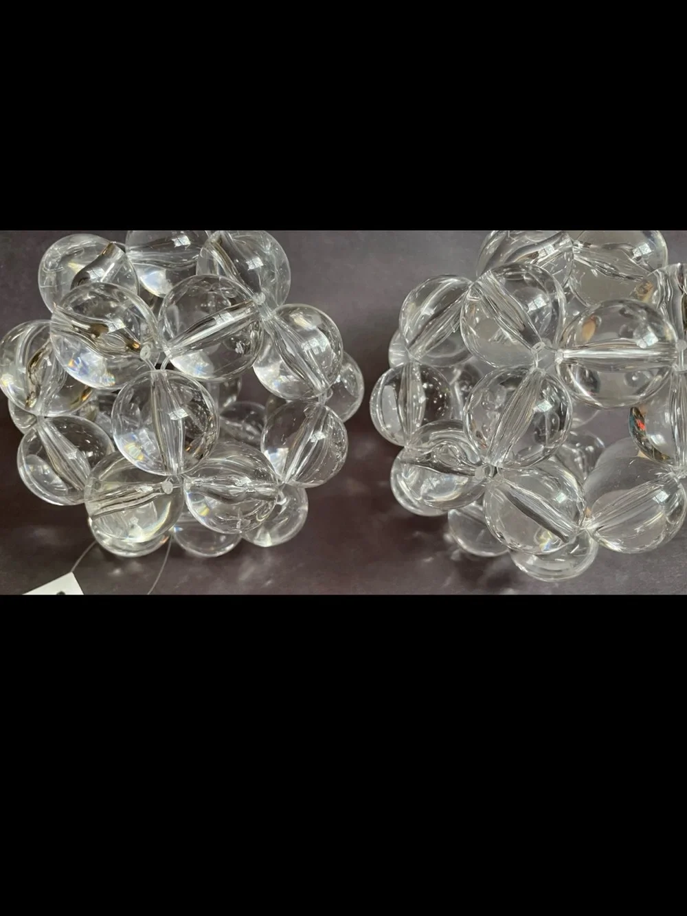 Hobby Lobby clear faceted